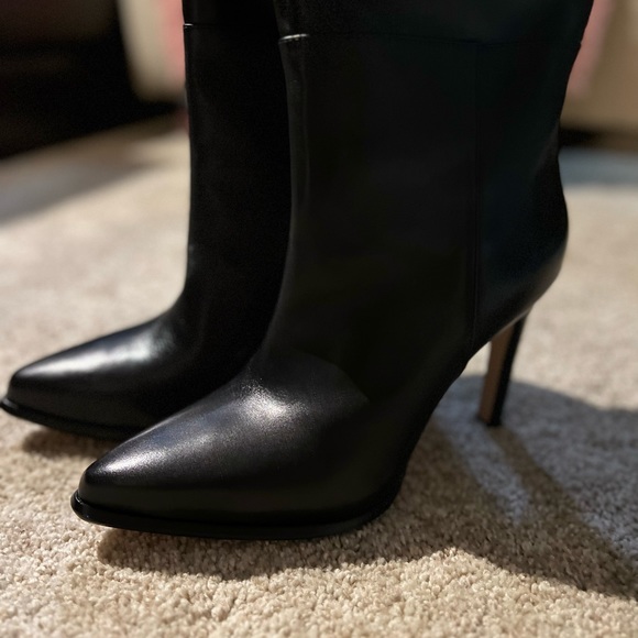 Brand New in Box! Paige Hazel Knee High Boots! 8 Stacked Heel Adjustable Calf - Picture 16 of 16